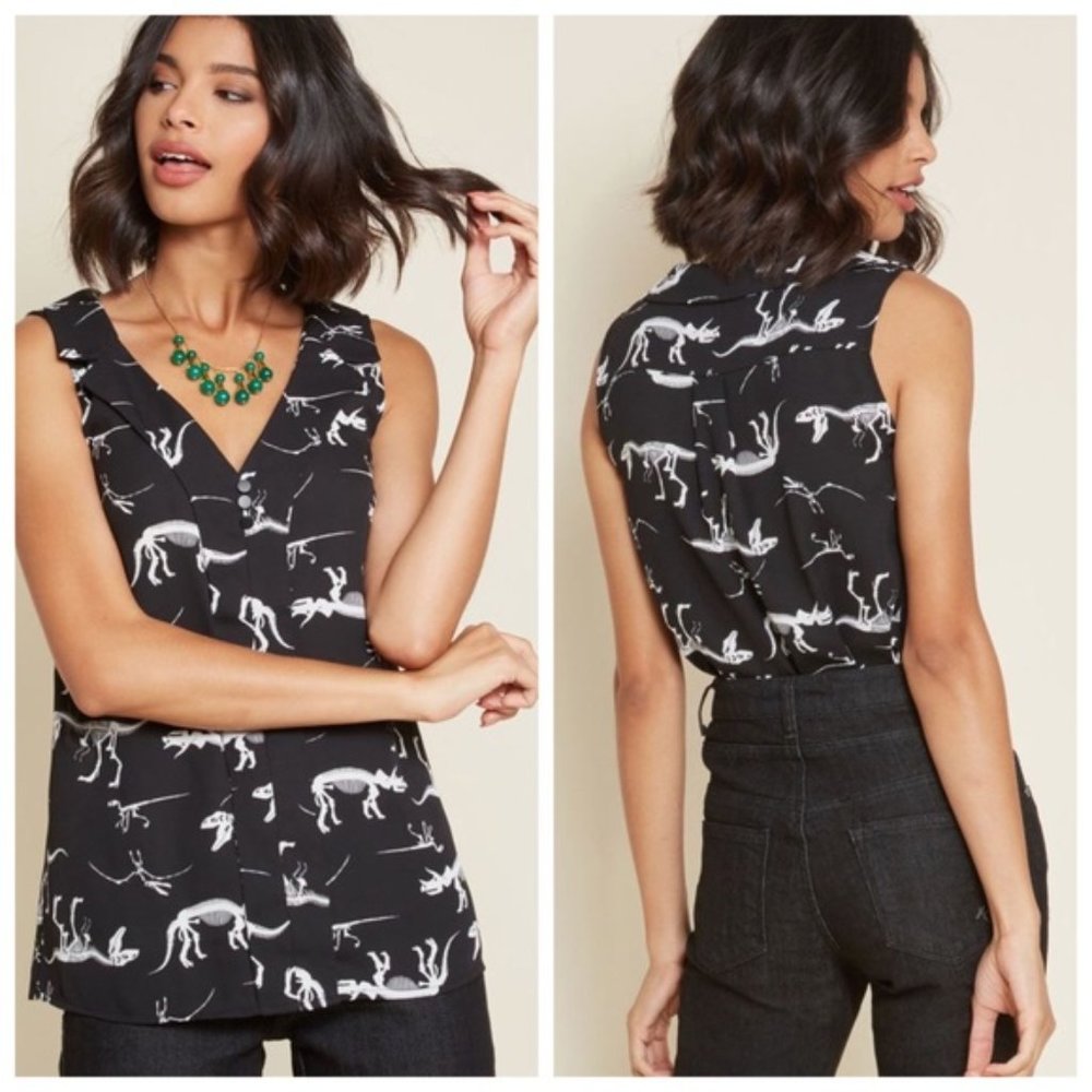 Dinosaur Bones Blouse